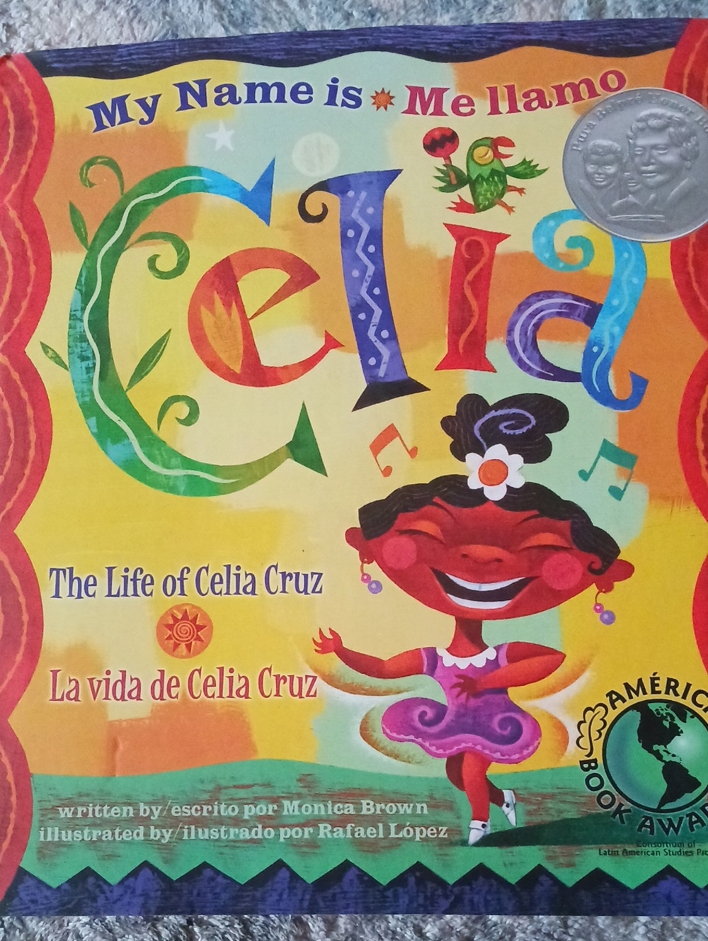 My Name Is Celia, Americas Book Award Book